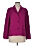 Theory Purple 3/4 Sleeve Button-Down Shirt Size M - photo 1
