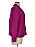 Theory Purple 3/4 Sleeve Button-Down Shirt Size M - photo 4