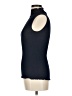Theory Blue Ivory Sleeveless Top Size Med - Lg - photo 5
