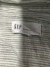 Gap 100% Linen Stripes Gray Long Sleeve Button-Down Shirt Size M (tall) - photo 7