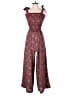 Max Studio Paisley Red Jumpsuit Size XS - photo 1