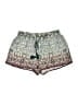 Joie 100% Silk Paisley Green Shorts Size S - photo 1