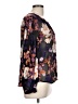 Chico's Floral Purple 3/4 Sleeve Blouse Size Lg (2) - photo 4