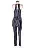 BCBGeneration Stripes Blue Jumpsuit Size S - photo 2
