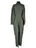 Express 100% Polyester Green Jumpsuit Size XL - photo 2