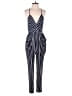 BCBGeneration Stripes Blue Jumpsuit Size S - photo 1