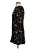 Zara Floral Black Casual Dress Size M - photo 5