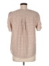 Maison d' Amelie 100% Polyester Tan Short Sleeve Blouse Size M - photo 2