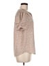 Maison d' Amelie 100% Polyester Tan Short Sleeve Blouse Size M - photo 4