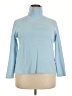 Basic Editions 100% Cotton Blue Long Sleeve Turtleneck Size XXL - photo 1