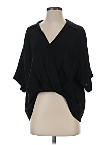 Theory 3/4 Sleeve Silk Top (view 1)