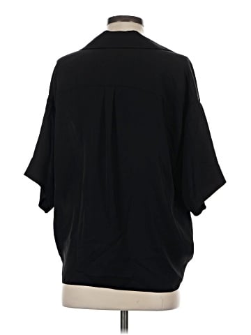 Theory 3/4 Sleeve Silk Top (view 2)