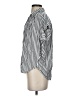 Madewell Stripes Gray Short Sleeve Blouse Size S - photo 5