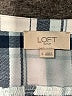 Ann Taylor LOFT Outlet 100% Polyester Plaid Blue Sleeveless Blouse Size S - photo 7
