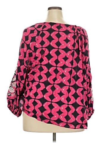 Sundance 3/4 Sleeve Blouse (view 2)