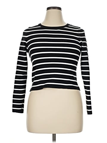 Happily Grey Long Sleeve T-Shirt (view 1)