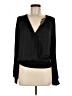 Current Air Black Long Sleeve Blouse Size M - photo 1
