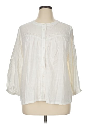 Calypso St. Barth 3/4 Sleeve Blouse (view 1)