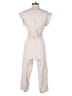Monteau Solid Ivory Jumpsuit Size S - photo 2