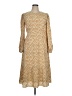 Lush 100% Polyester Paisley Gold Casual Dress Size XL - photo 1