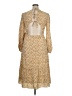Lush 100% Polyester Paisley Gold Casual Dress Size XL - photo 2