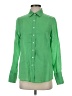 J.Crew 100% Linen Green Long Sleeve Button-Down Shirt Size 2 - photo 1