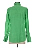 J.Crew 100% Linen Green Long Sleeve Button-Down Shirt Size 2 - photo 2