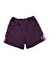 Reebok 100% Polyester Color Block Purple Athletic Shorts Size L - photo 1