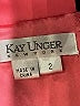 Kay Unger Red Cocktail Dress Size 2 - photo 7