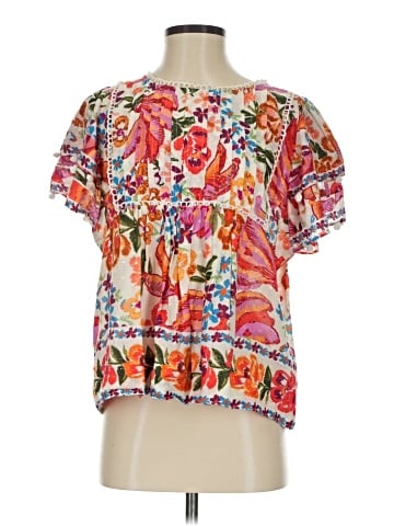 FARM Rio Short Sleeve Blouse (view 1)