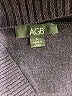 AGB 100% Acrylic Black Pullover Sweater Size L - photo 4