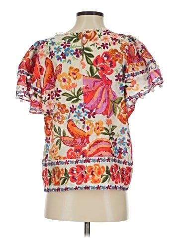 FARM Rio Short Sleeve Blouse (view 2)