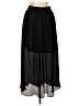 Topshop Solid Black Casual Skirt Size 8 - photo 1