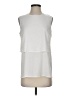 Calvin Klein 100% Polyester Ivory Sleeveless Blouse Size S - photo 1