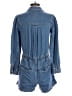 Madewell 100% Cotton Blue Romper Size S - photo 2