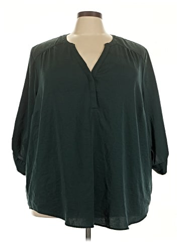 Torrid 3/4 Sleeve Blouse (view 1)