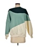 Cider Color Block Teal Sweatshirt Size S - photo 1