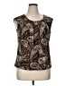 Kasper Brown Sleeveless Blouse Size XL (petite) - photo 1