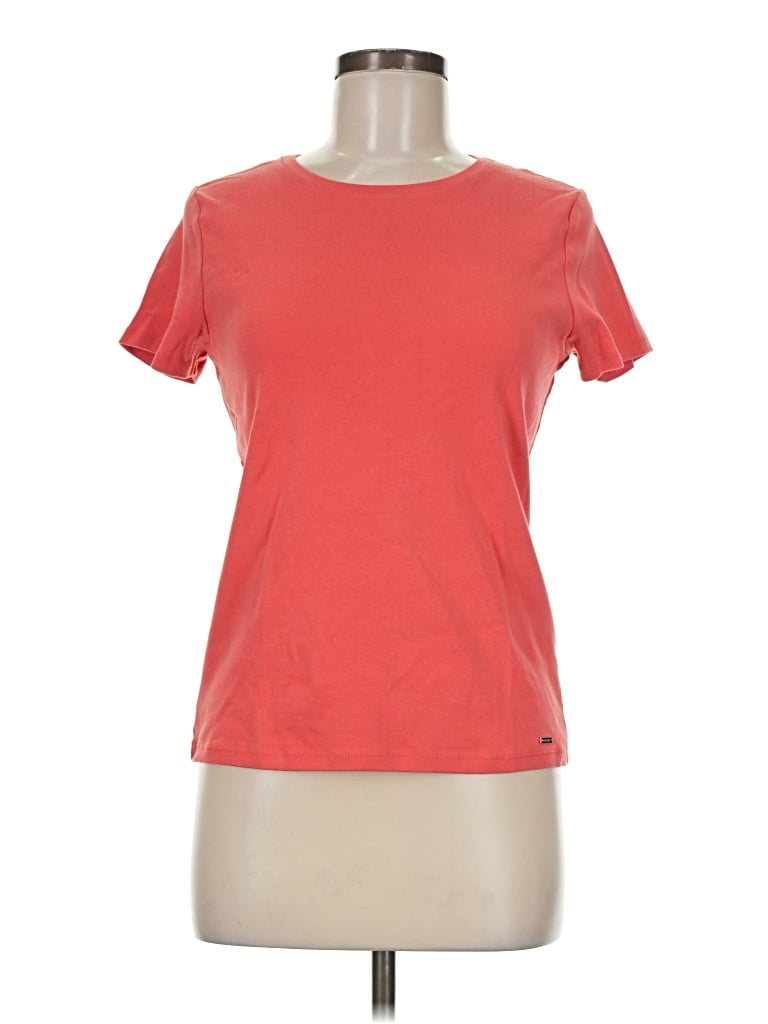 Pre-owned Dkny Active T-shirt In Red