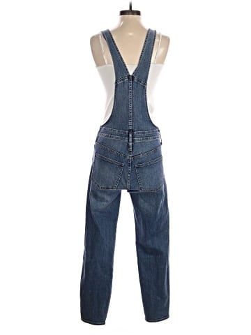 Madewell Skinny Overalls in Cedarburg Wash (view 2)