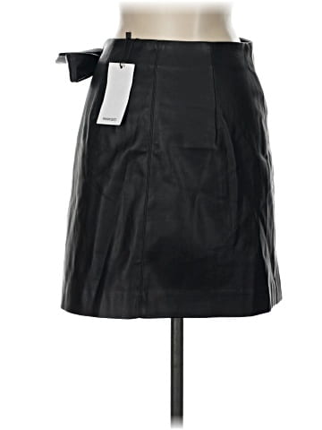 MNG Faux Leather Skirt (view 2)