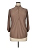 Perseption Concept Brown 3/4 Sleeve Blouse Size XL - photo 1