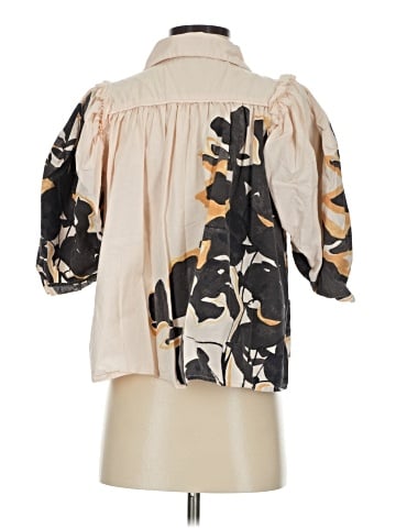 Forever That Girl for Anthropologie 3/4 Sleeve Blouse (view 2)