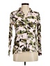 Crosby 100% Rayon Floral Ivory Long Sleeve Blouse Size M - photo 1