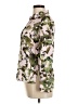 Crosby 100% Rayon Floral Ivory Long Sleeve Blouse Size M - photo 5