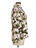Crosby 100% Rayon Floral Ivory Long Sleeve Blouse Size M - photo 4
