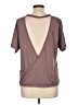 Shein Curve Burgundy Short Sleeve Top Size 12 - photo 2