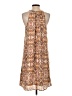 Garnet Hill 100% Cotton Paisley Brown Casual Dress Size XS - photo 2