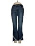 Paige Chevron-herringbone Blue Jeans Size 25 waist - photo 1