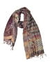 Unbranded Paisley Burgundy Scarf One size - photo 1